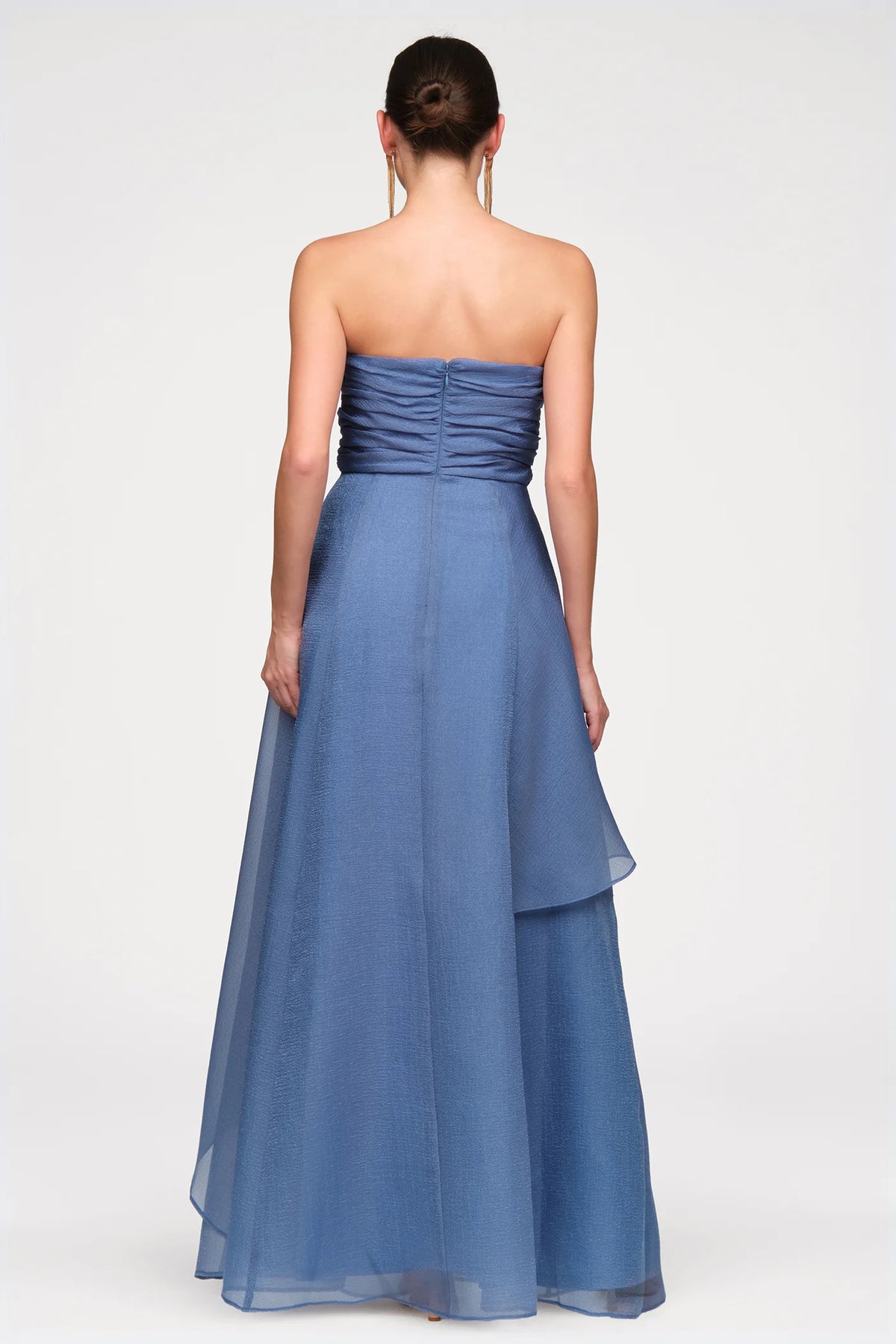 Amicia Strapless Organza Gown