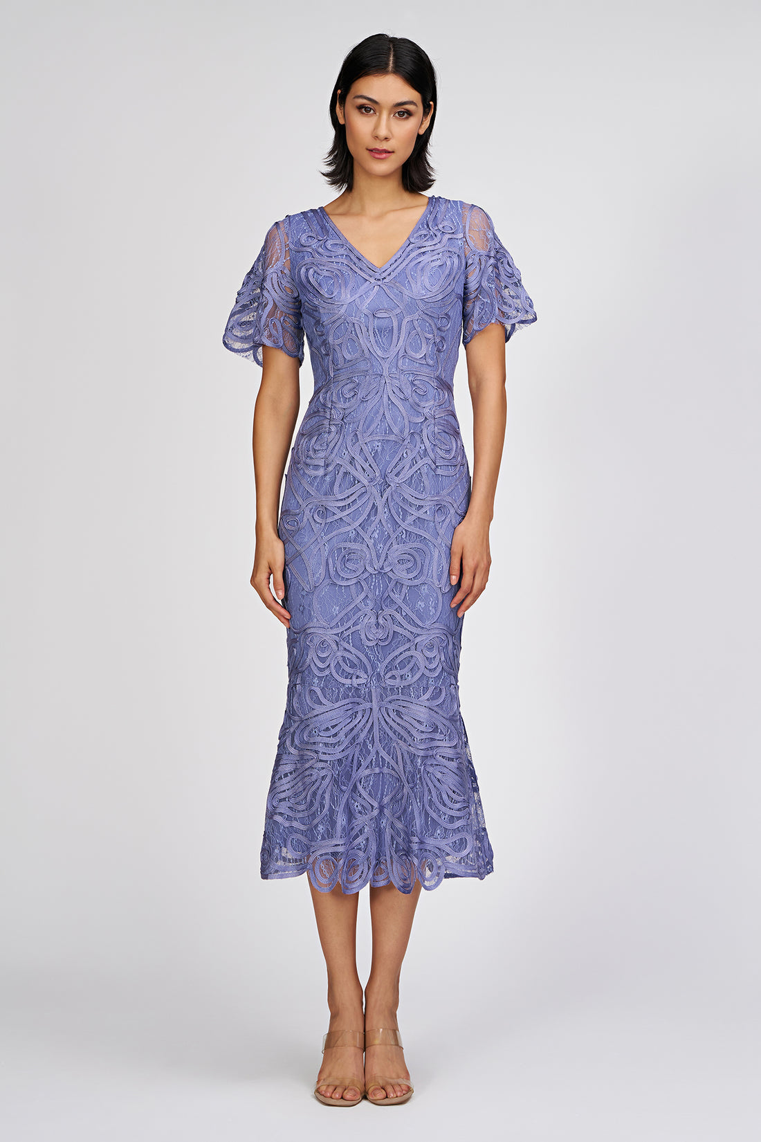 Camila Soutache Tea Cocktail Dress