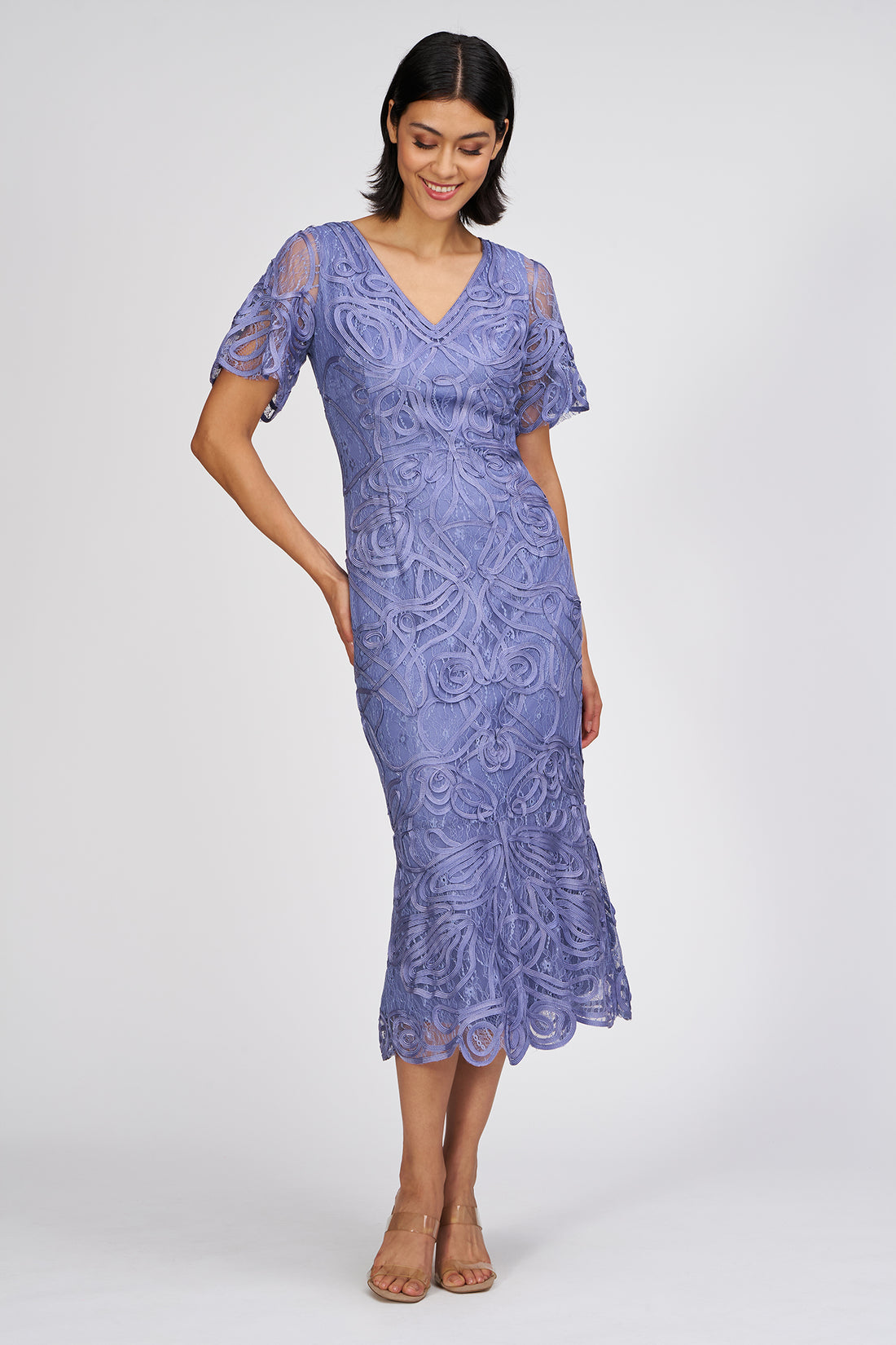 Camila Soutache Tea Cocktail Dress