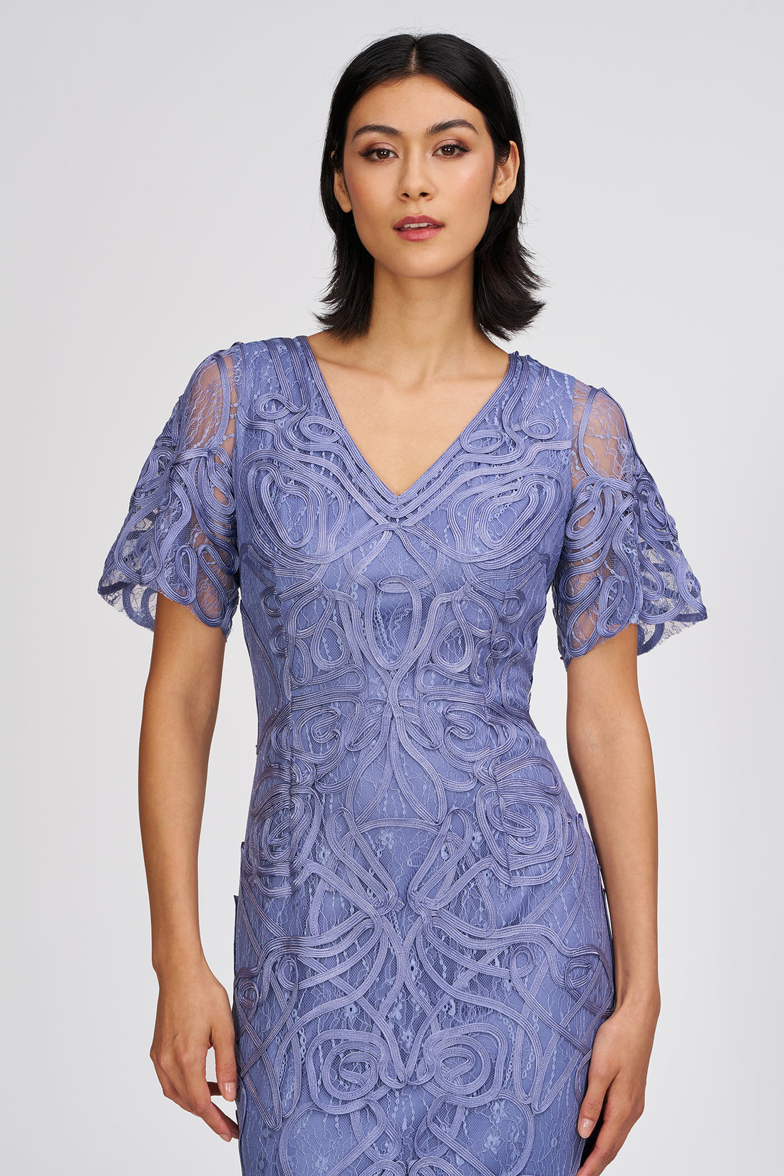Camila Soutache Tea Cocktail Dress