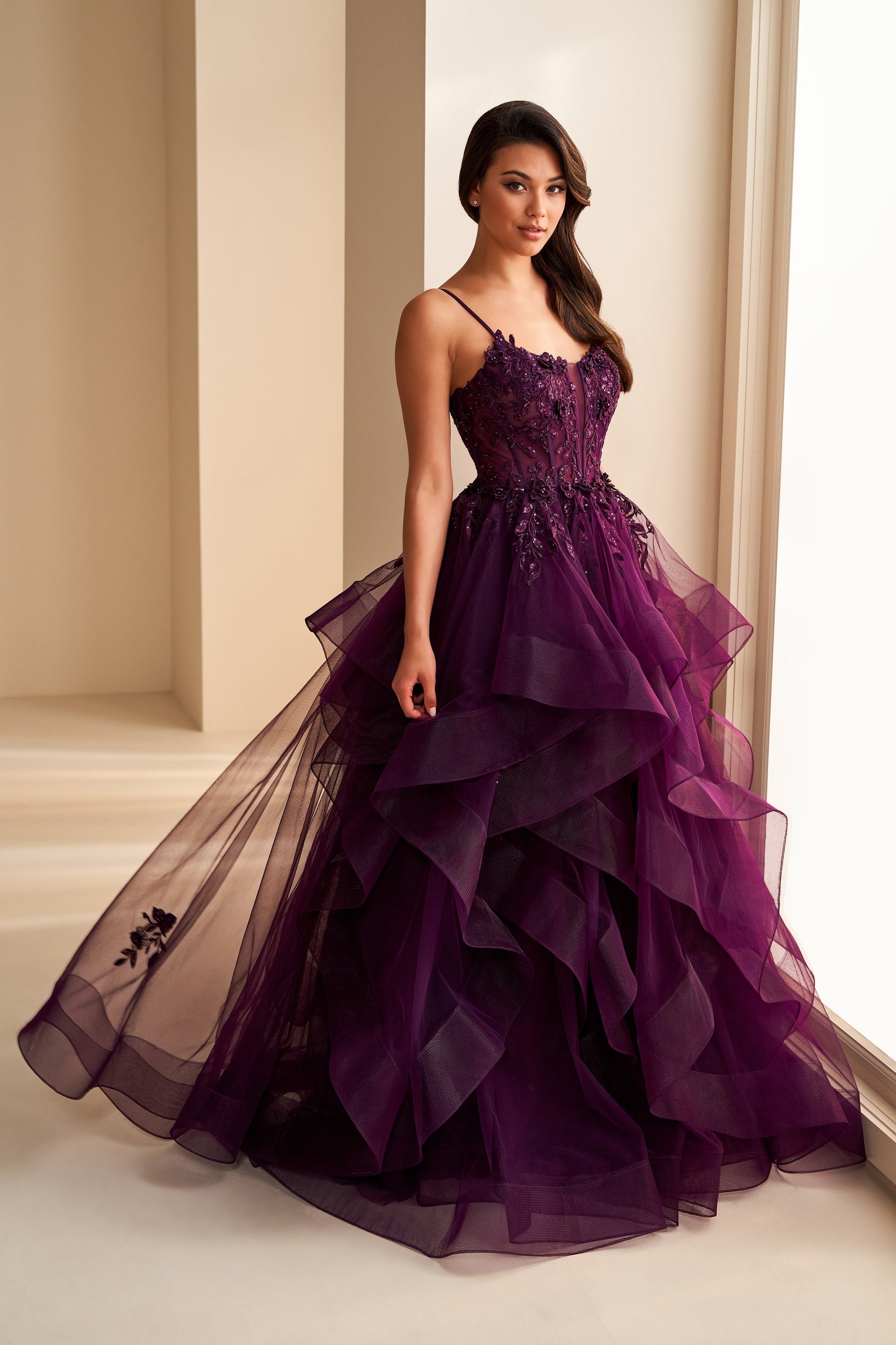 I Feel Pretty Layered Ballgown