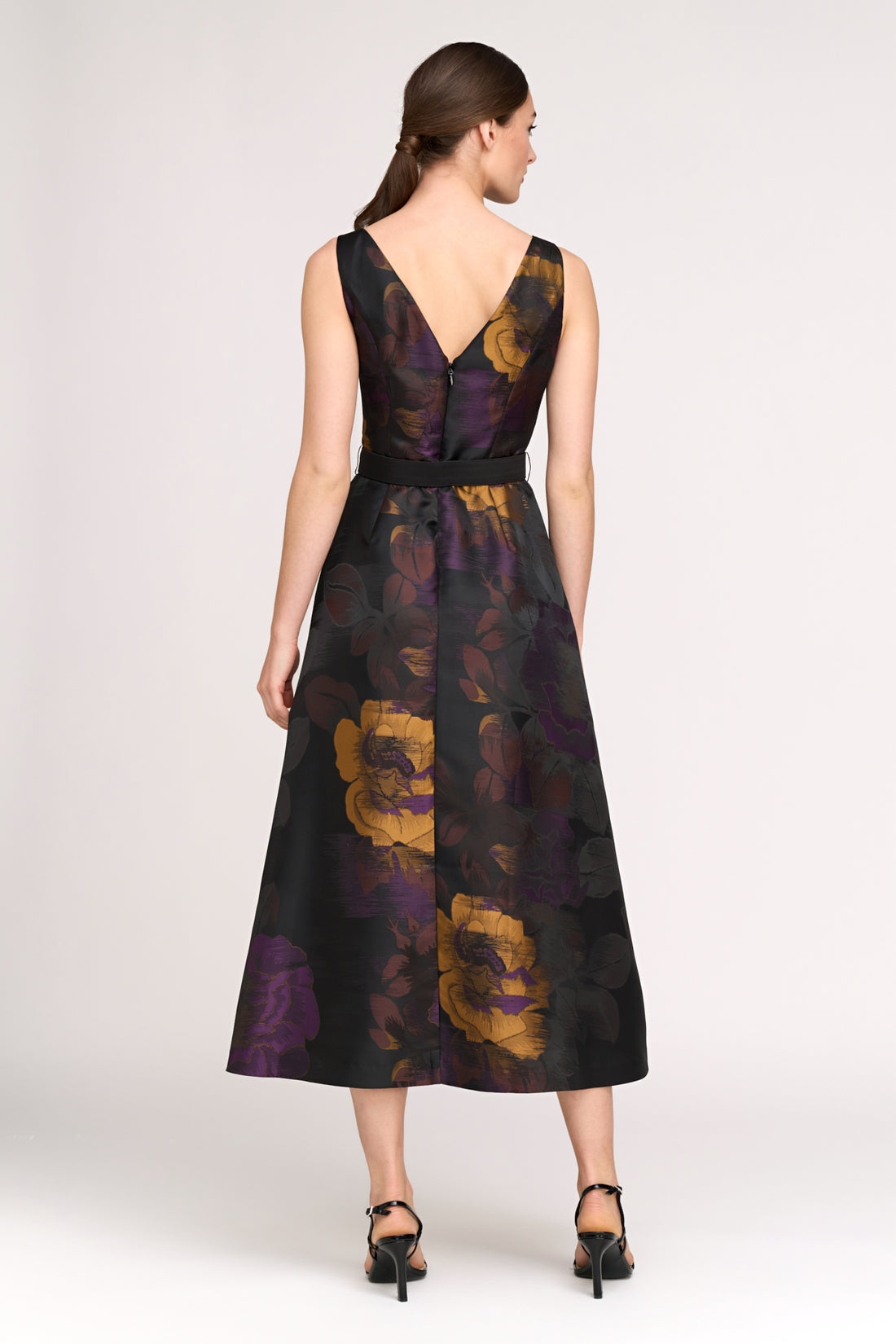 Ilsa Raven Tea Length Dress