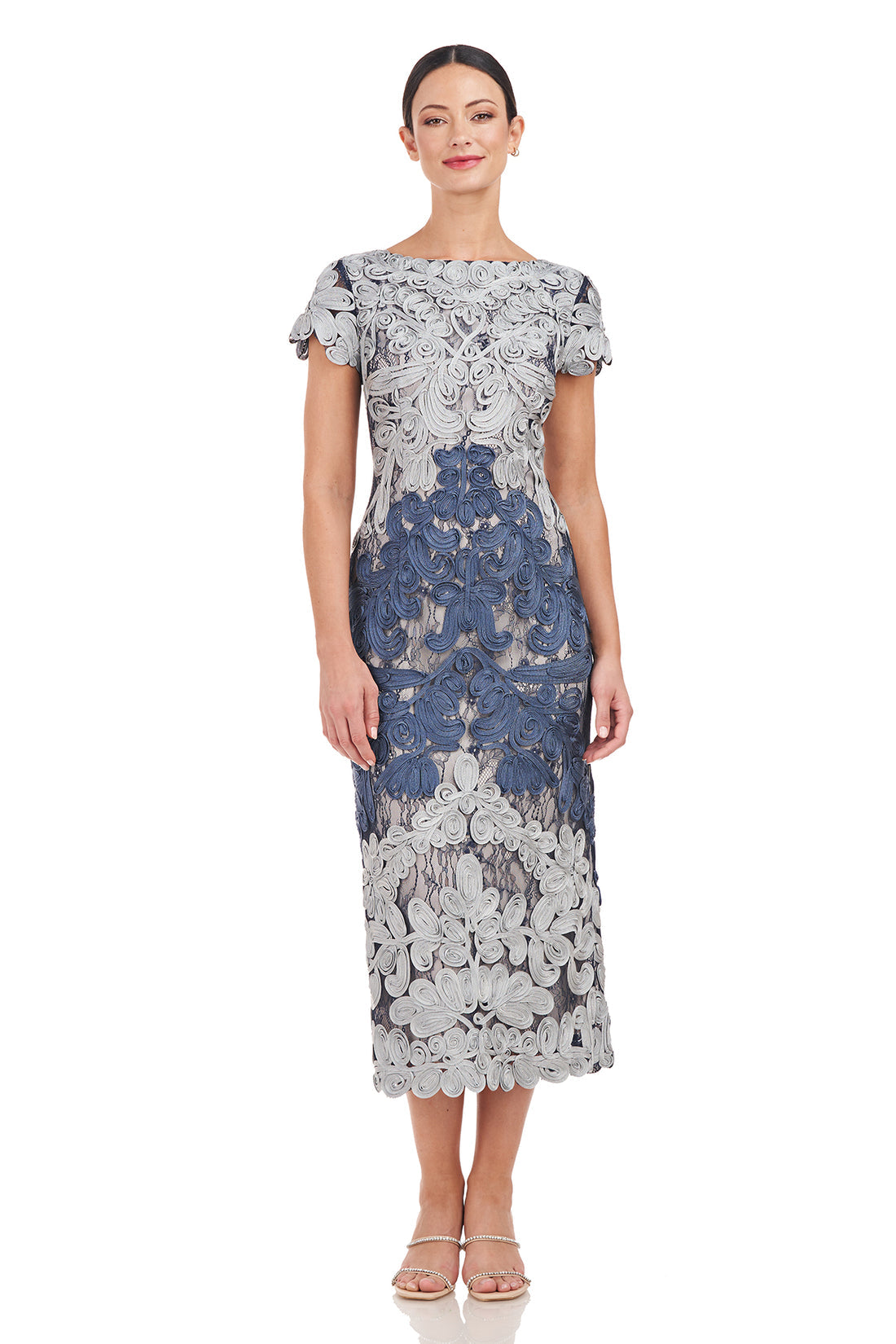 Jackie Soutache Midi Dress