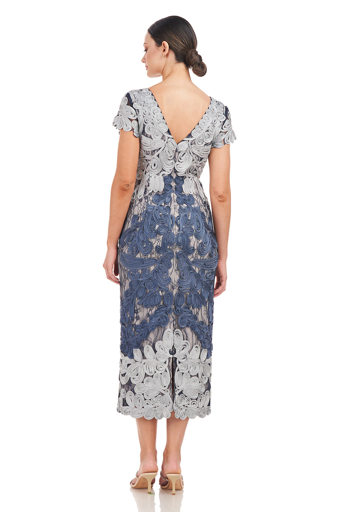 Jackie Soutache Midi Dress