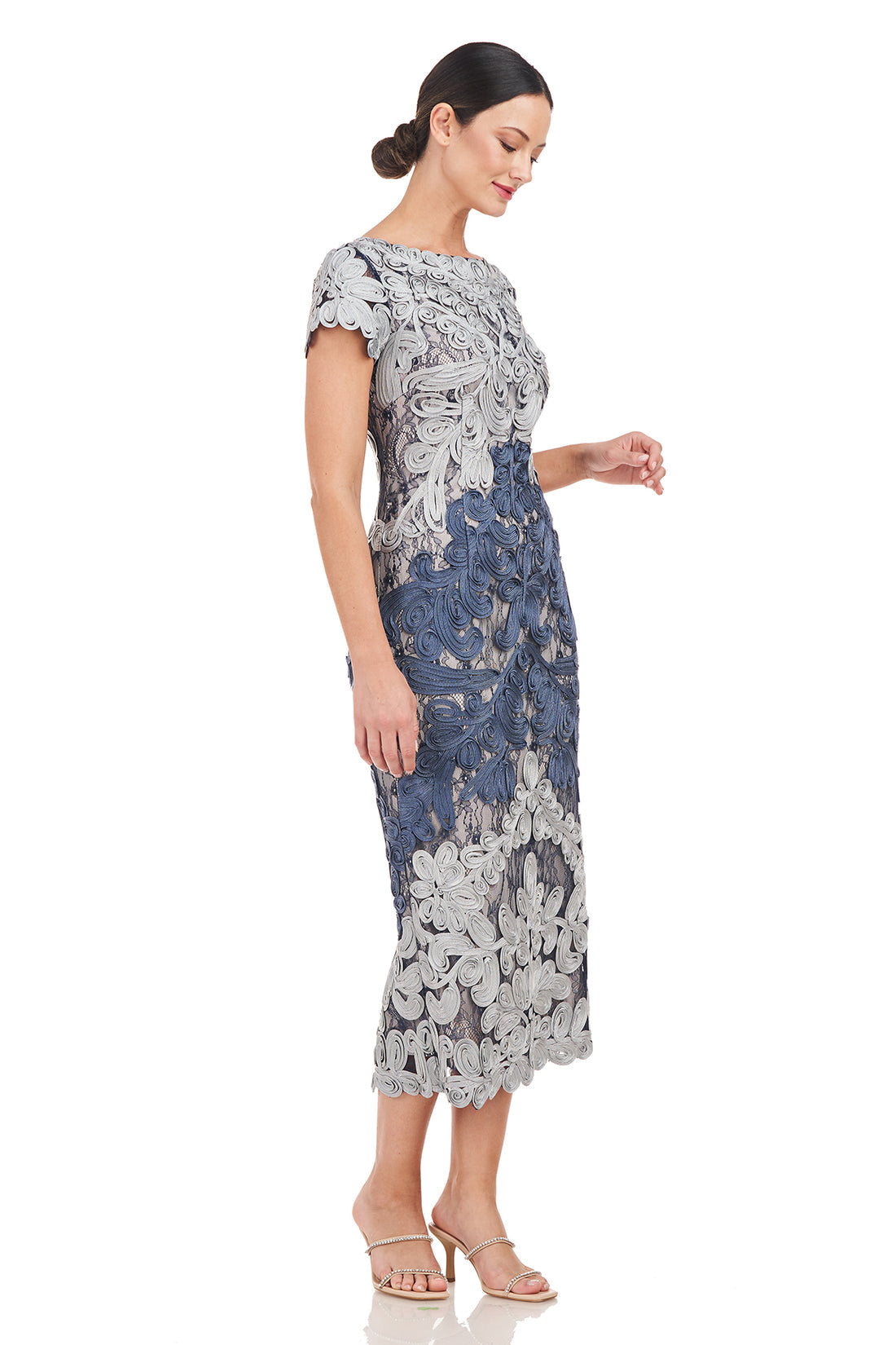 Jackie Soutache Midi Dress