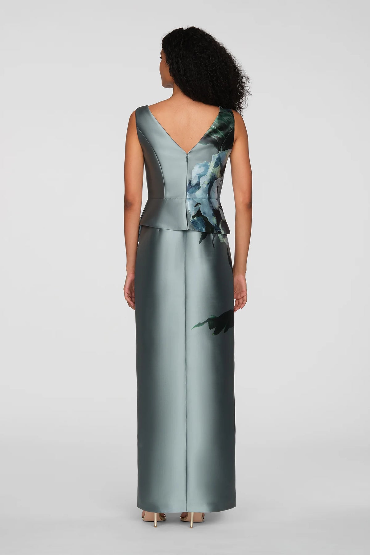 Luciana Iceberg Column Gown