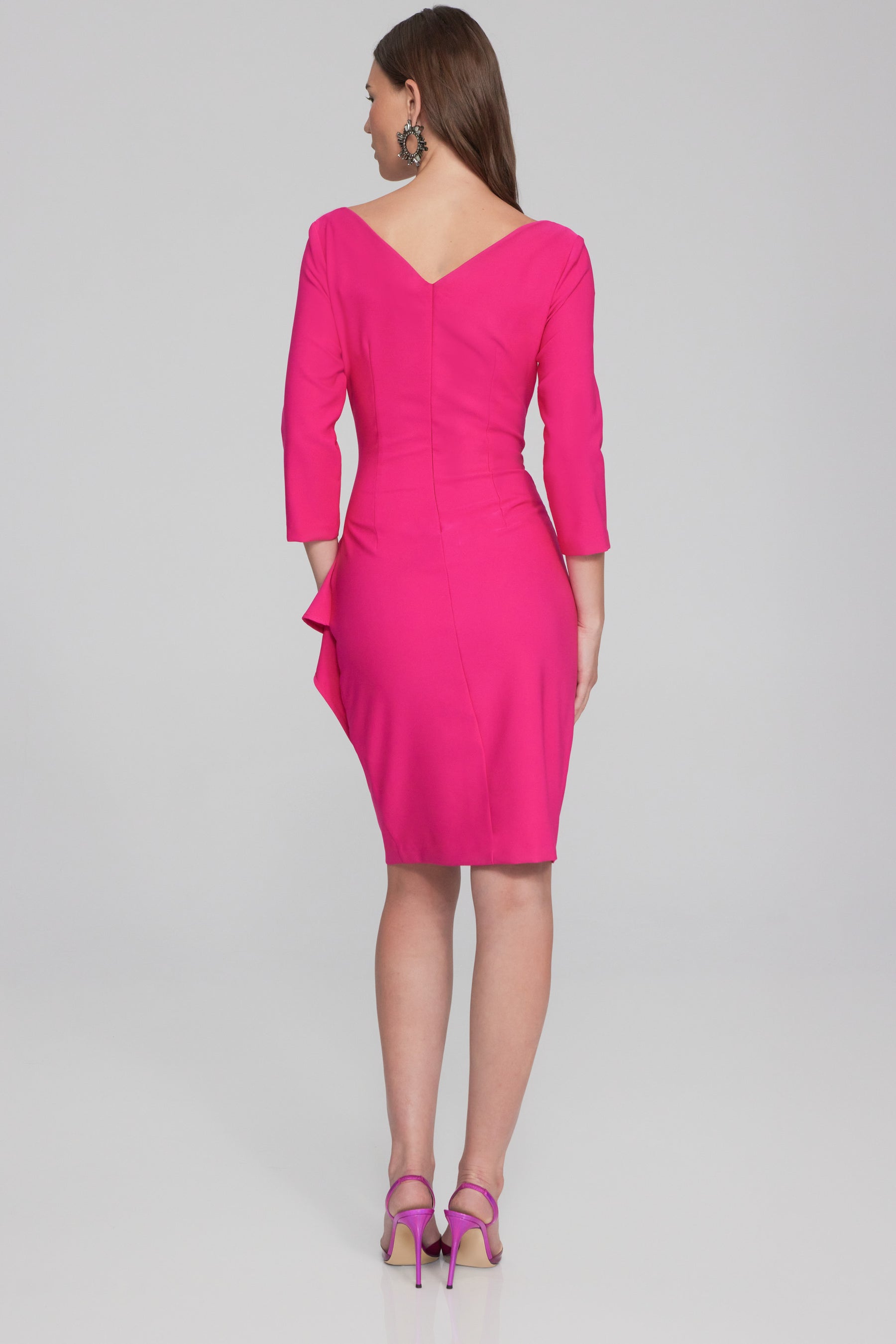 Lux Faux Wrap Dress