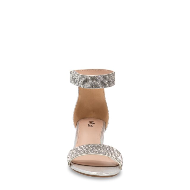 Macy Silver Rhinestone Shoe
