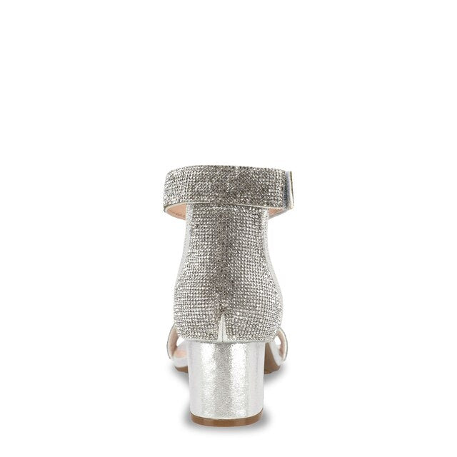 Macy Silver Rhinestone Shoe