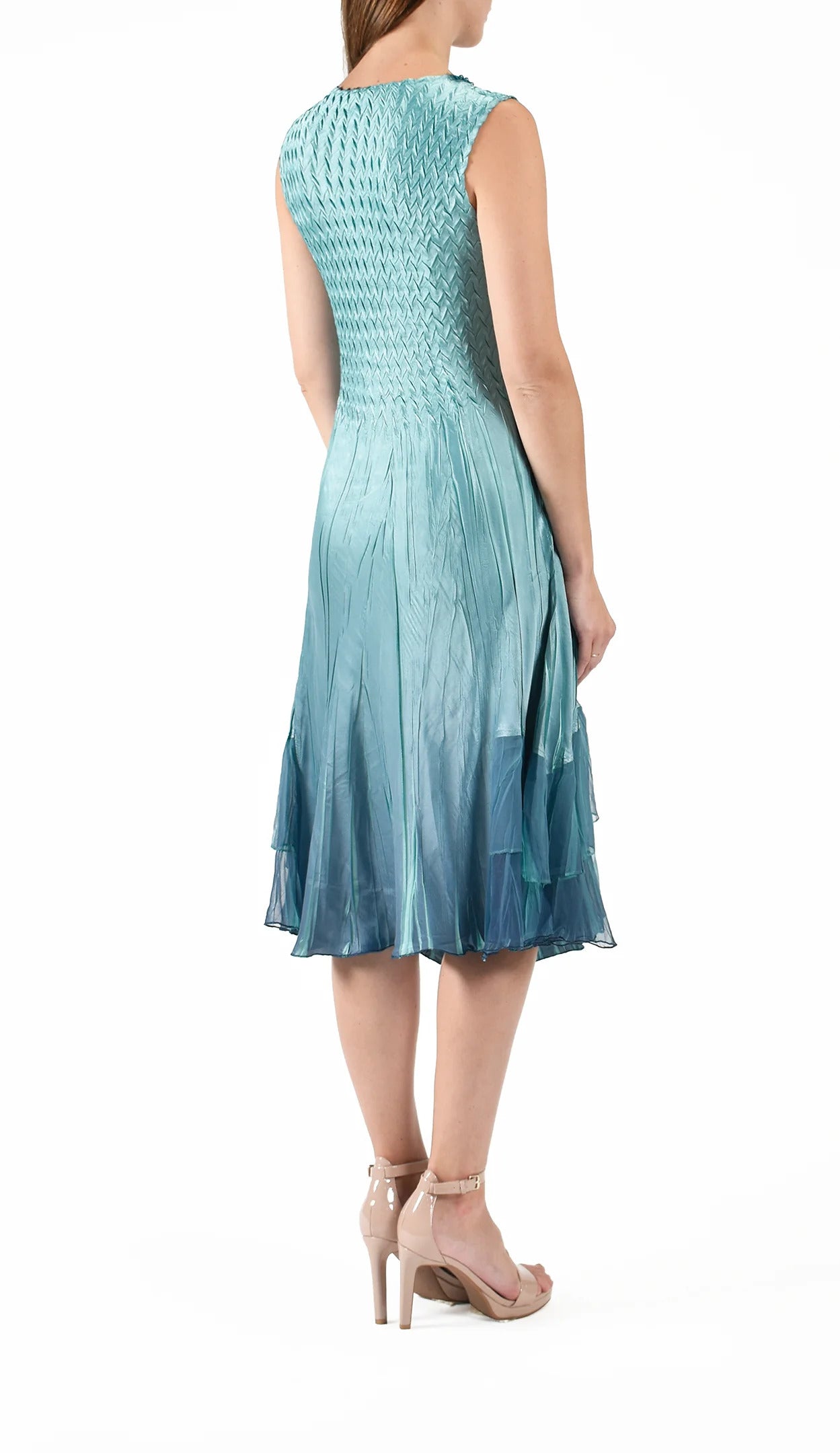 Marine Night Ombre Dress and Jacket