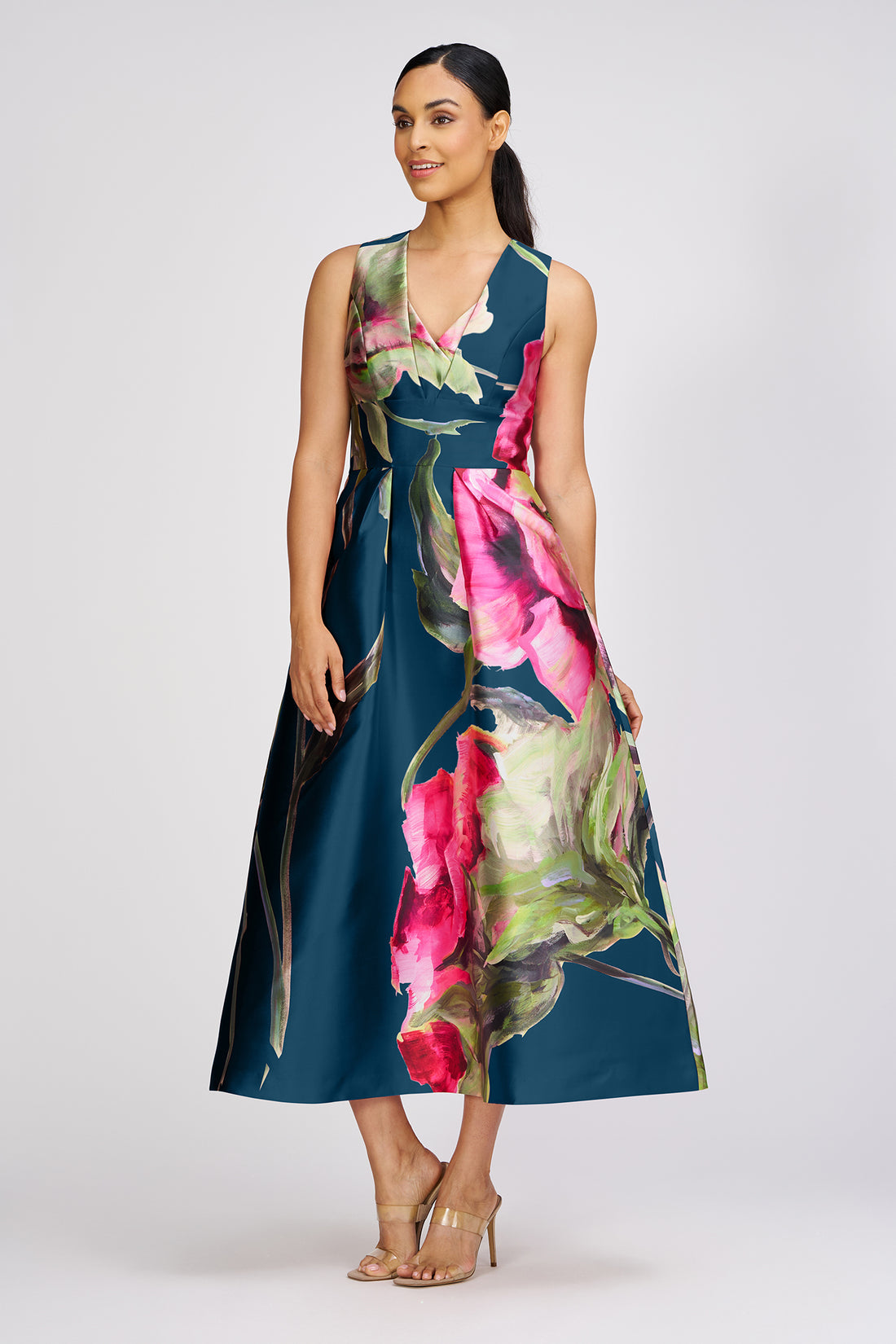 Regina Blue Opal Tea Length Dress