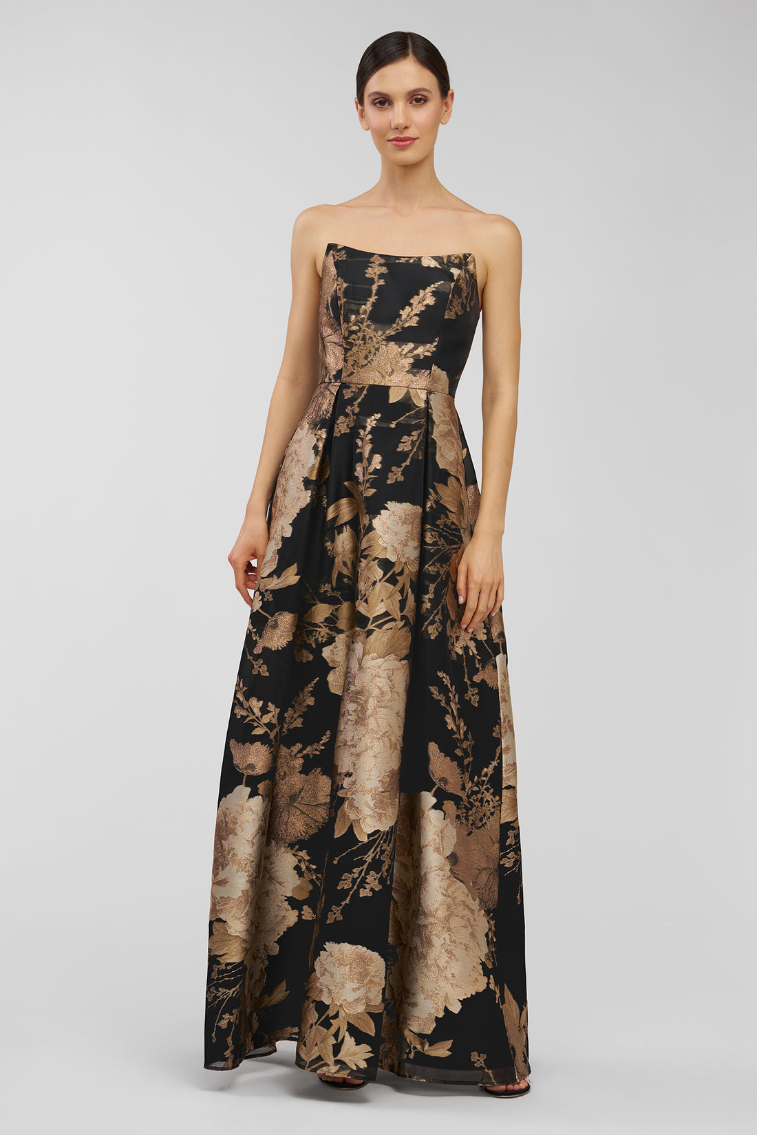 kay unger gold lace dress Gabriella Gown  Kay Unger
