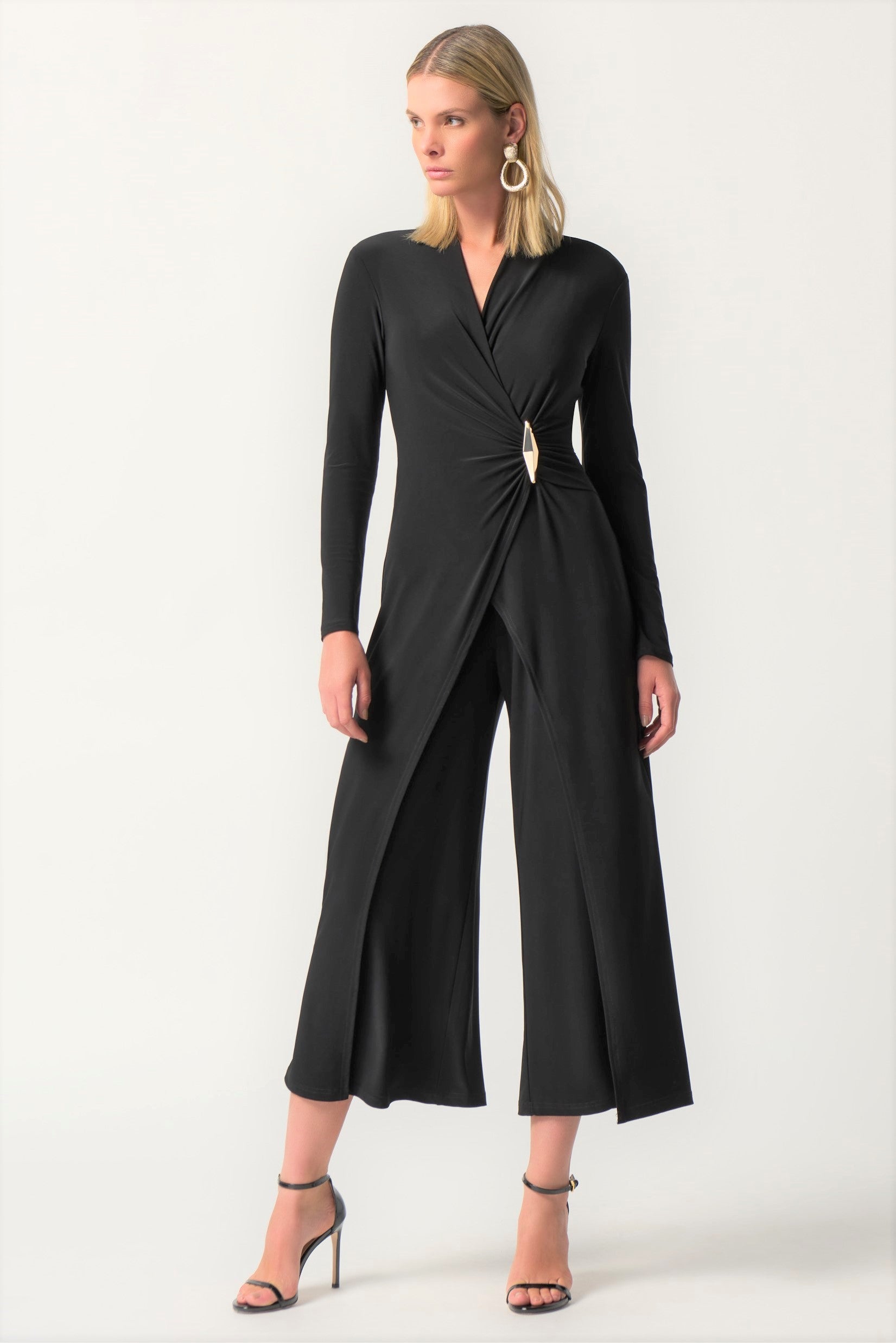 Wrap Culotte Jumpsuit
