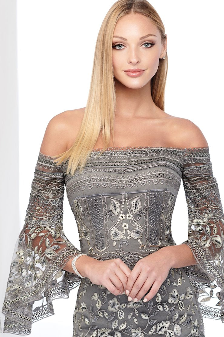 Bell Sleeve Off Shoulder Dress