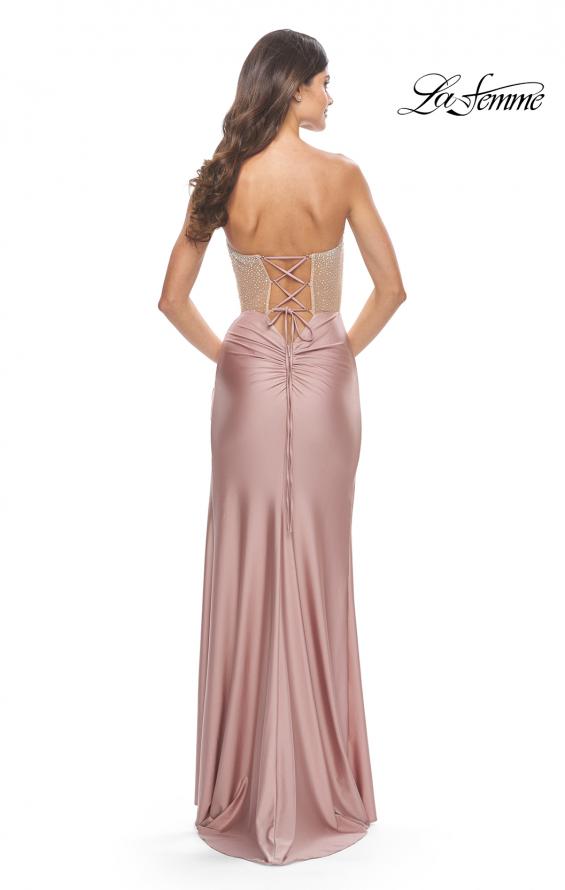 Rhinestone Bodice Knot Detail Dress
