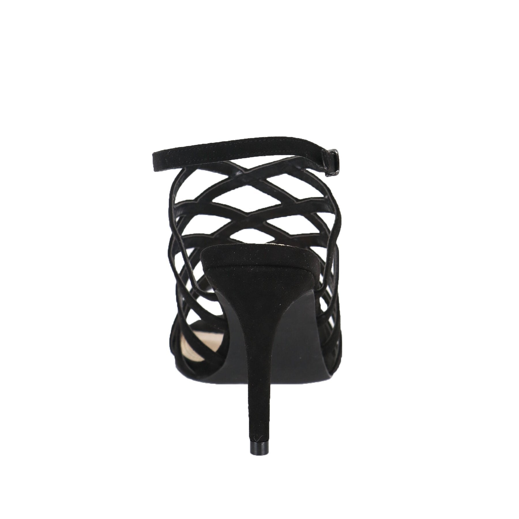 Savannah Black Crossover Strap Shoe