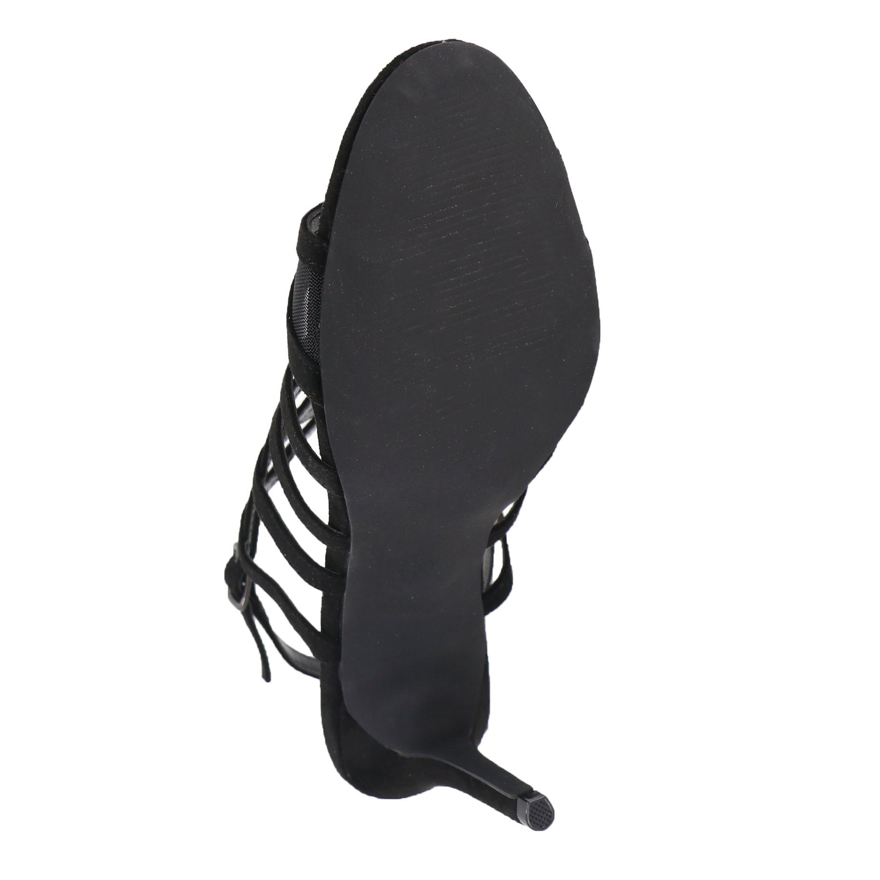 Savannah Black Crossover Strap Shoe