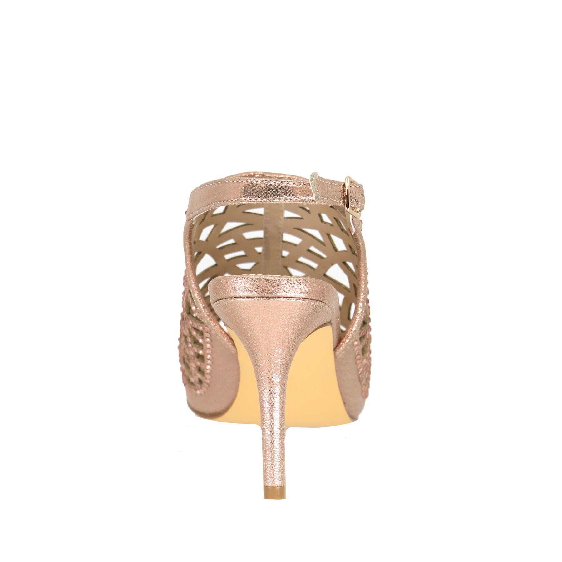 Savannah Rose Gold Cage Strap Shoe