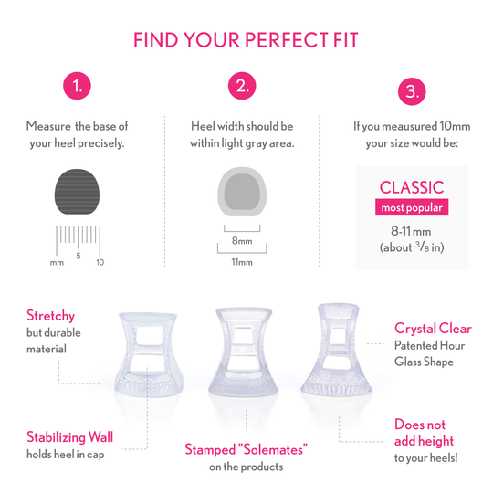 Solemates Clear Heel Protectors