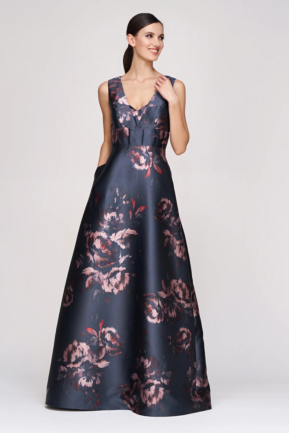 【Aje】Clover Maxi Dress/ティアードマキシドレス/セルフタイ Full Length Cocktail & Evening Dresses