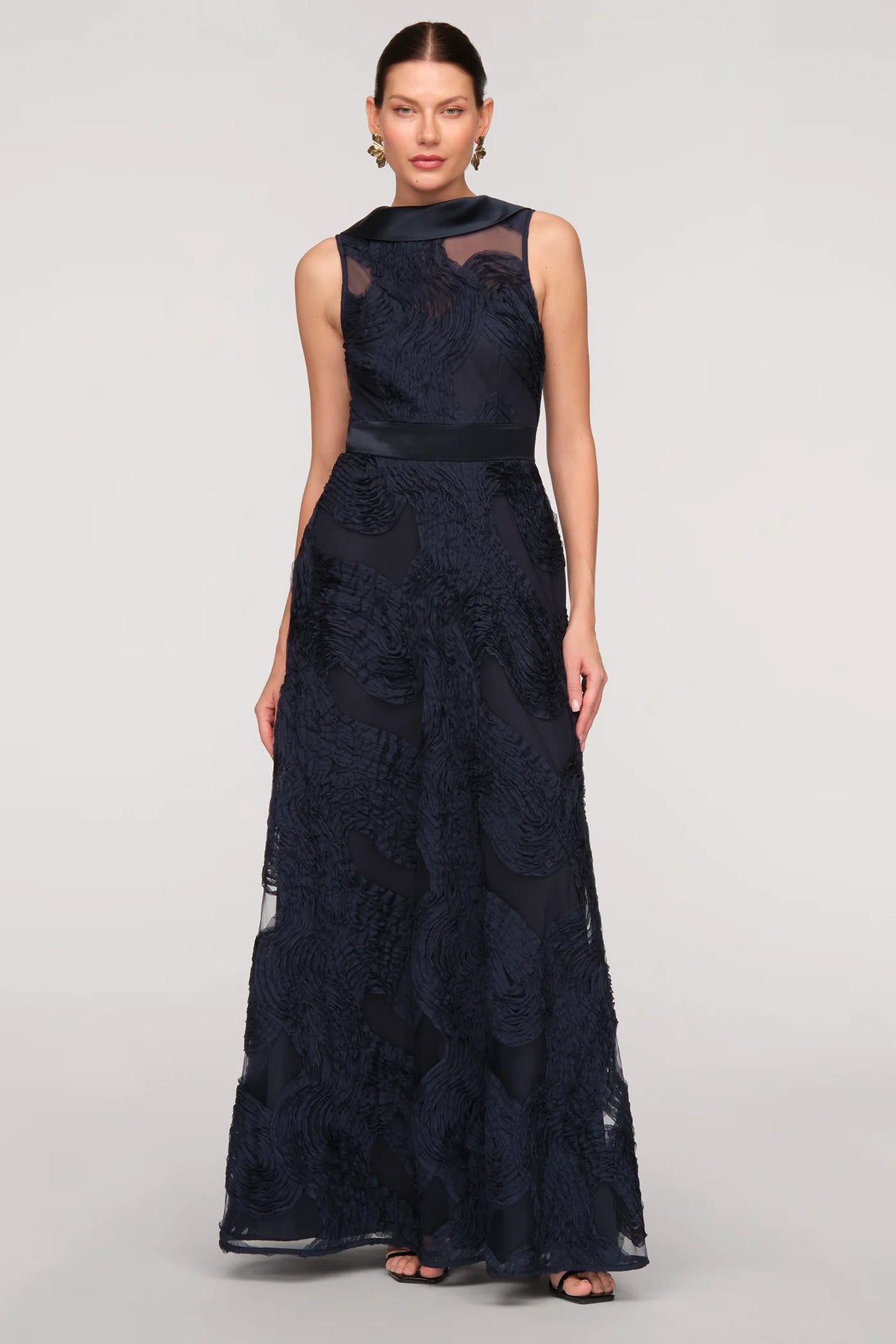 Anna Soutache A-Line Gown