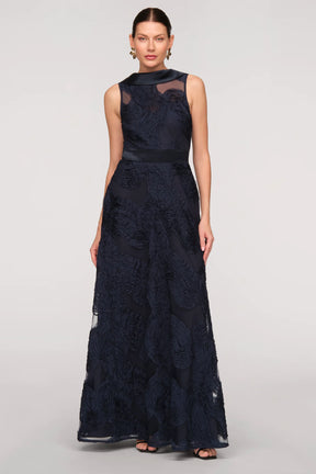 Anna Soutache A-Line Gown