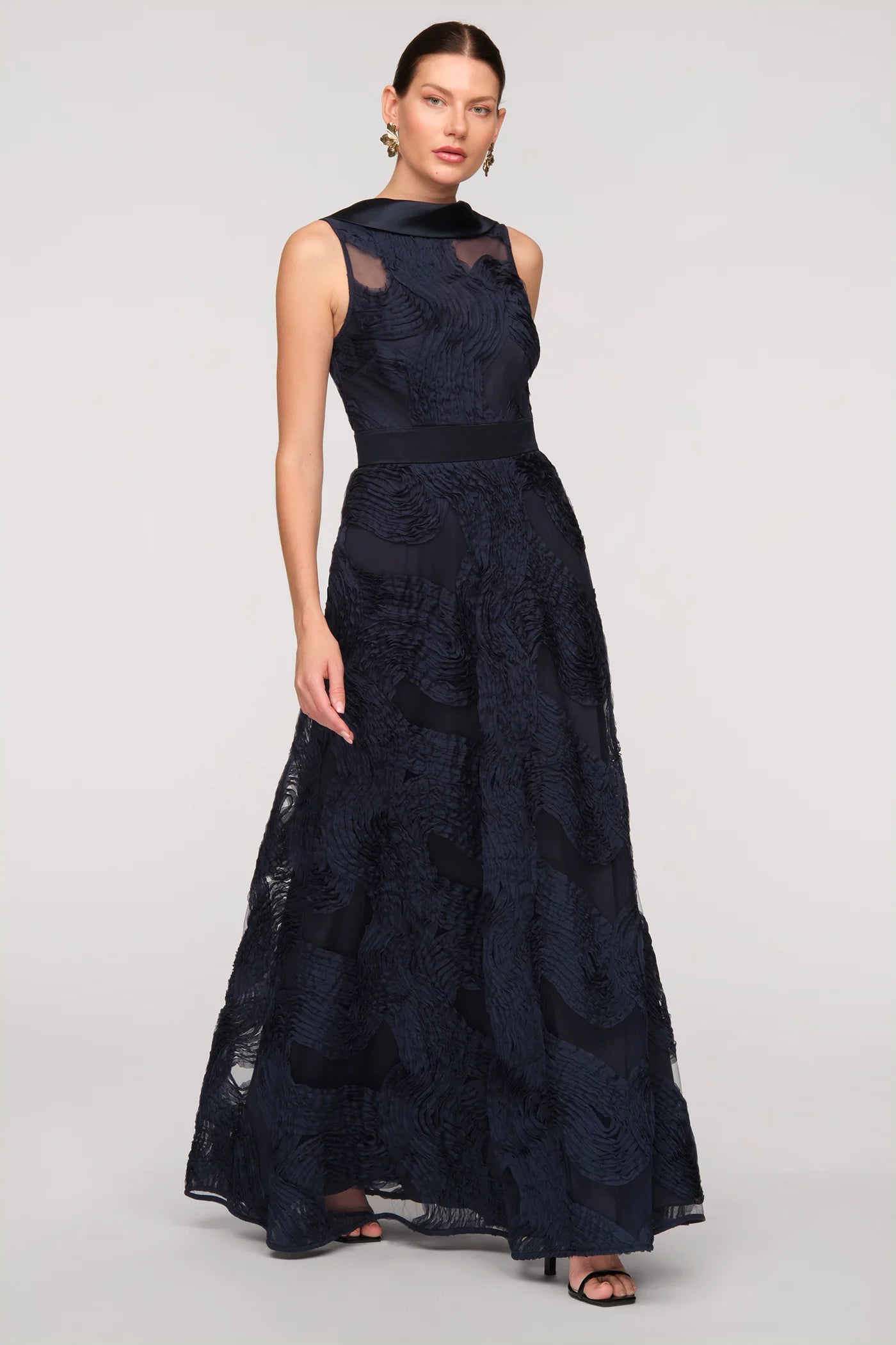 Anna Soutache A-Line Gown