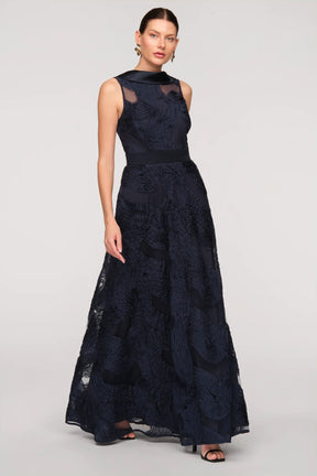 Anna Soutache A-Line Gown