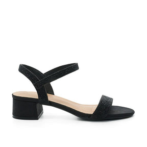 Beth Black Low Heel Formal Shoe