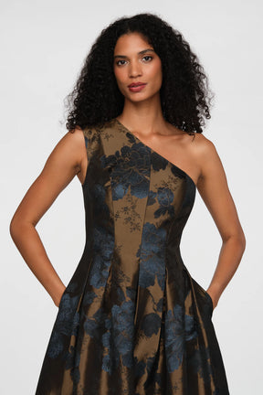 Brynlee Gold And Dark Twilight Gown