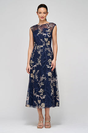 Brynn A-Line Tea Length Dress