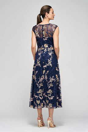 Brynn A-Line Tea Length Dress