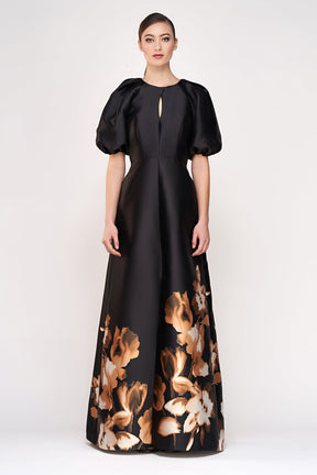 Delfina Statement Sleeve Gown