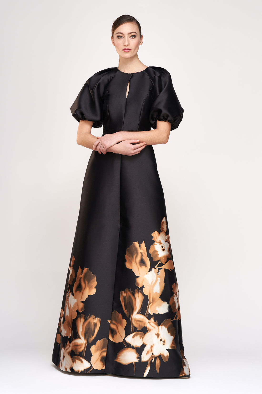 Delfina Statement Sleeve Gown