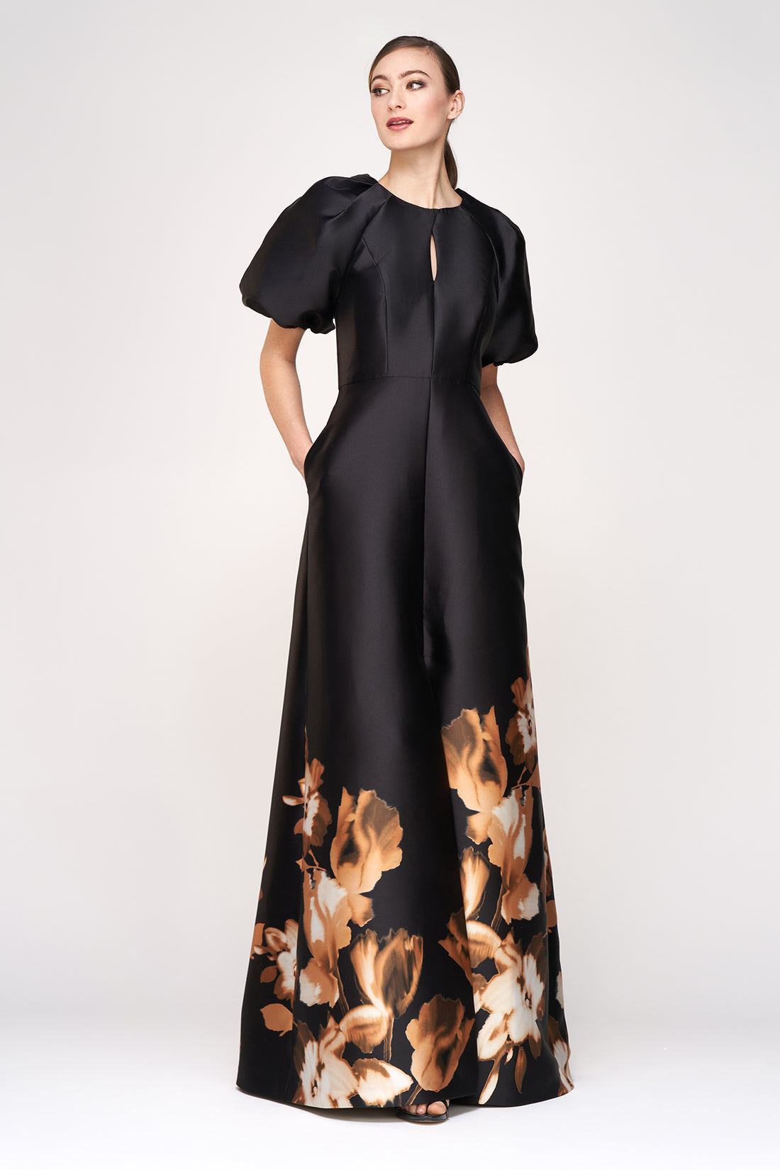 Delfina Statement Sleeve Gown