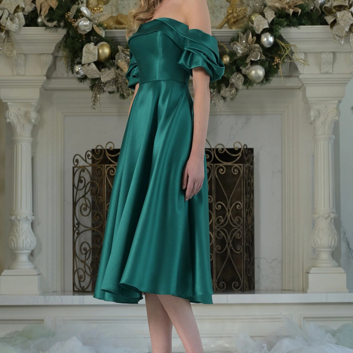 emerald green graduation dresses Short Homecoming Dress 8th Grade Dress You can make the dress in standard size or custom size V Neck Emerald Green Satin