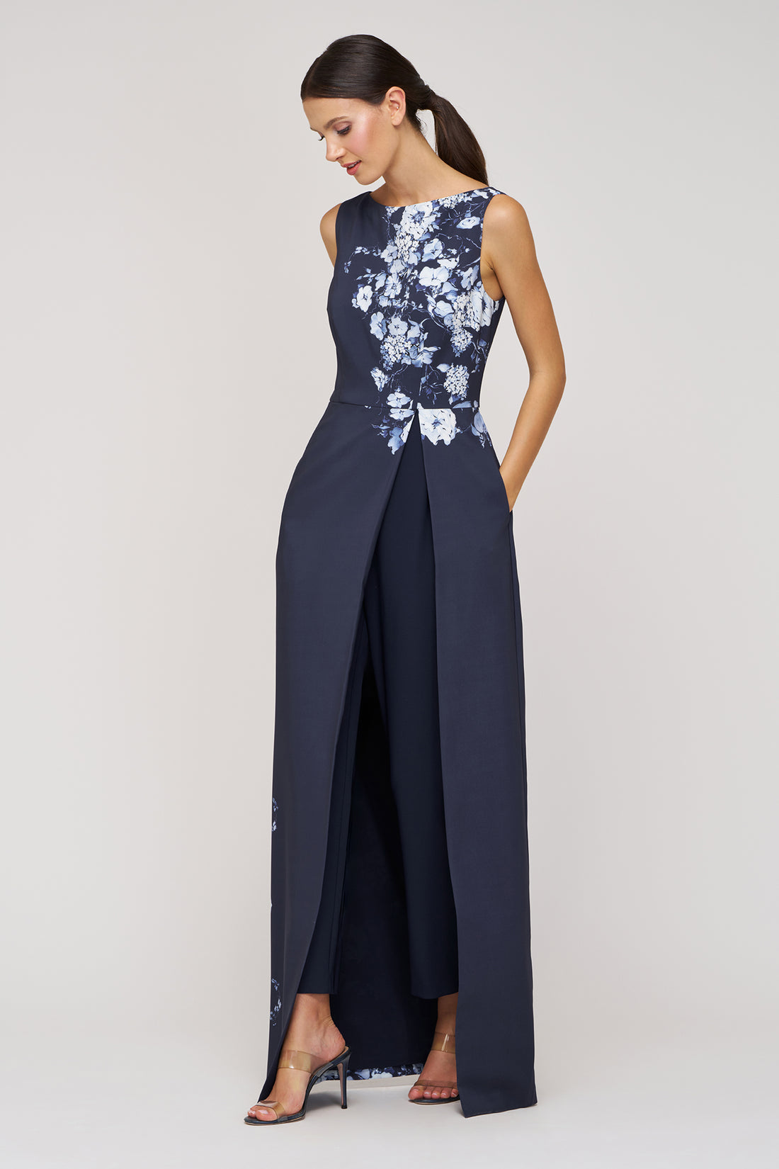 Esti Midnight Blue Walk Thru Jumpsuit