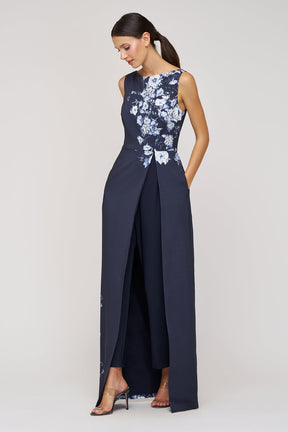 Esti Midnight Blue Walk Thru Jumpsuit