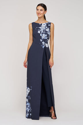 Esti Midnight Blue Walk Thru Jumpsuit