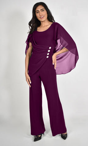Jeweled Side Ruched Jumpsuit