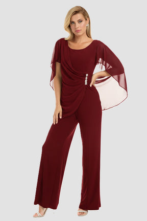 Jeweled Side Ruched Jumpsuit