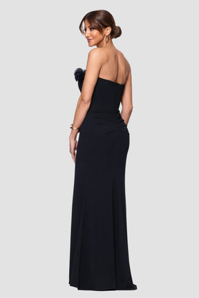 Kimberly Chiffon Ruffle Strapless Dress