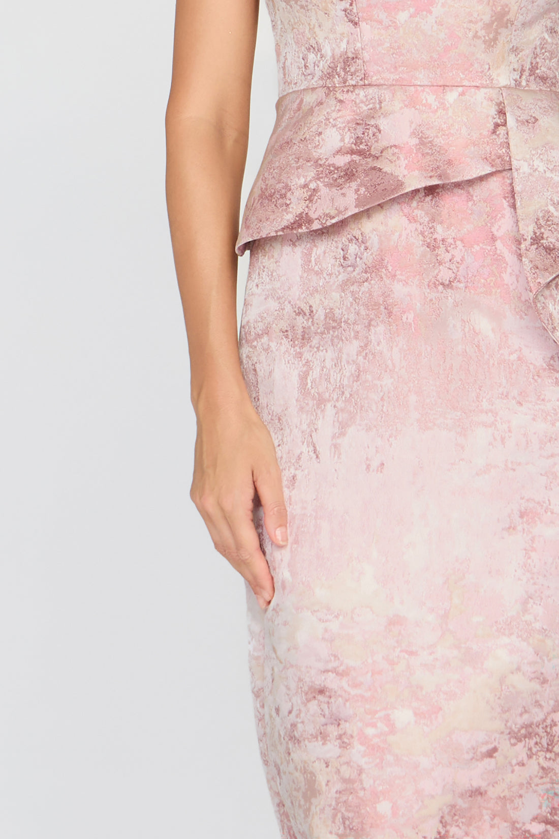 Luciana Bloom Column Gown
