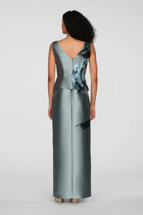Luciana Iceberg Column Gown