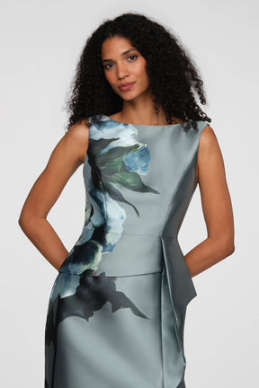 Luciana Iceberg Column Gown