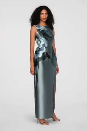 Luciana Iceberg Column Gown
