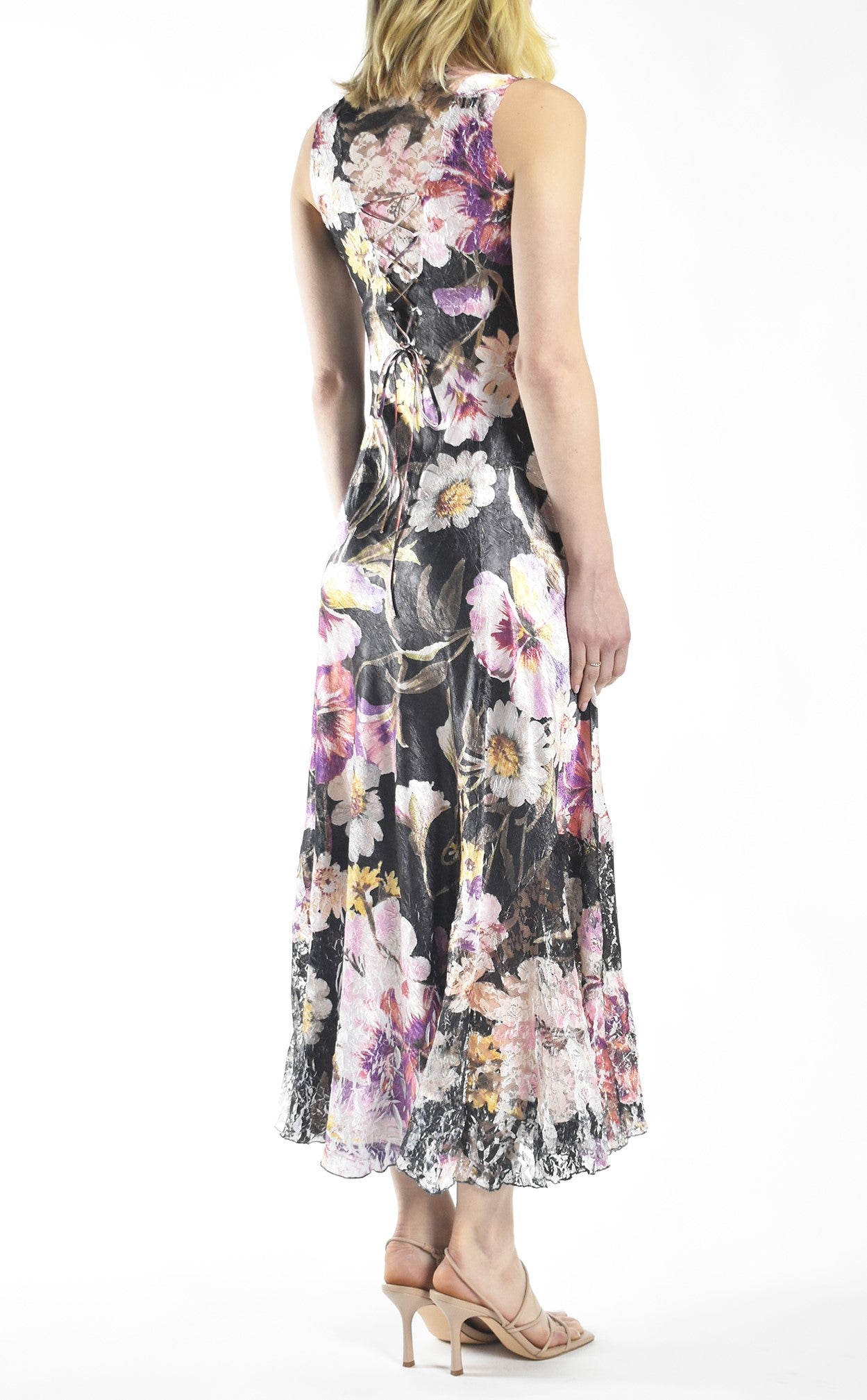 Night Chrysanthemum Long Dress