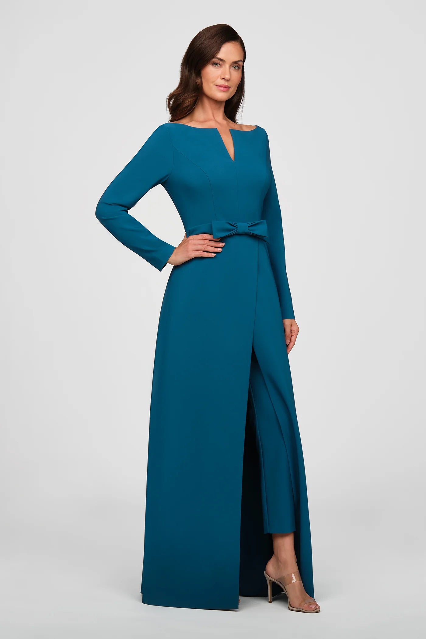 Noreen Classic Teal Walk Thru Jumpsuit