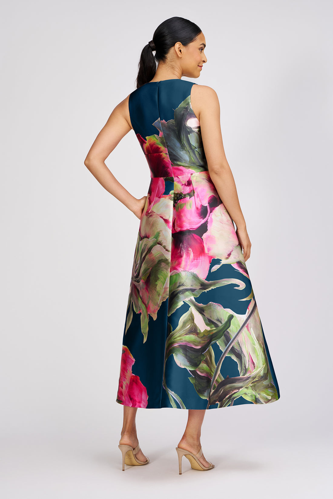 Regina Blue Opal Tea Length Dress