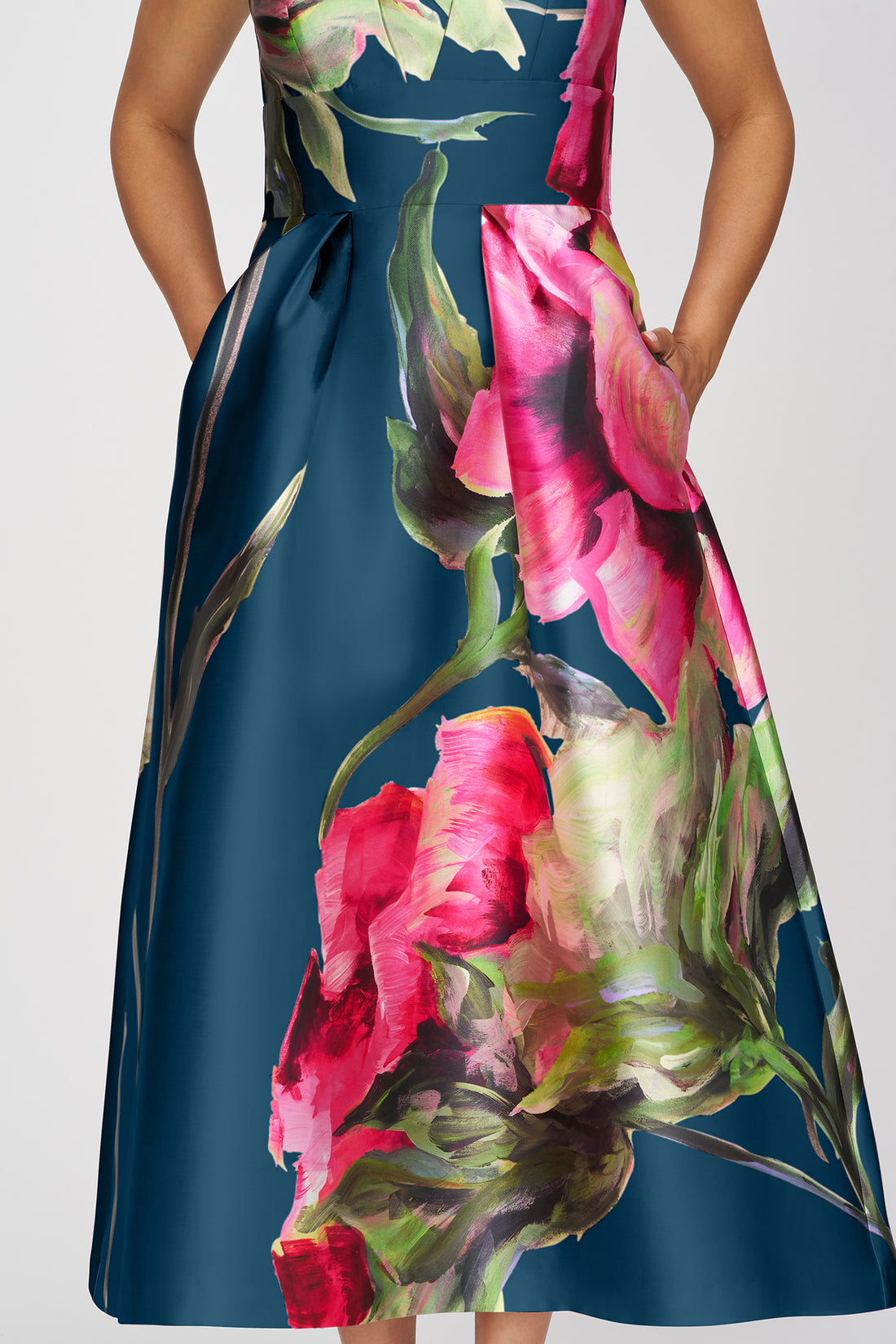 Regina Blue Opal Tea Length Dress